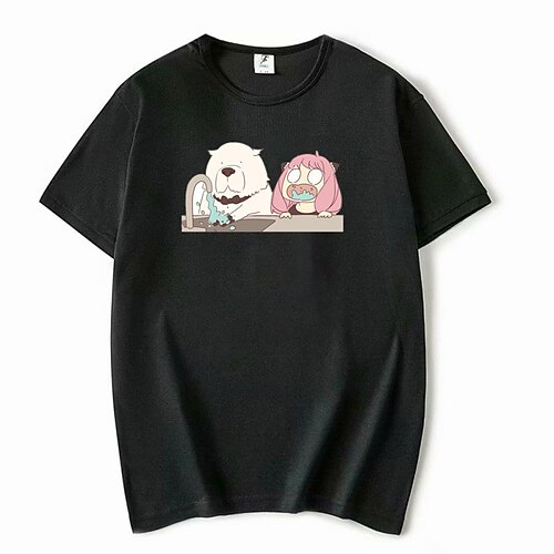 

Inspired by SPY×FAMILY Anya Forger T-shirt Anime 100% Polyester Anime Harajuku Graphic Kawaii T-shirt For Men's / Women's / Couple's