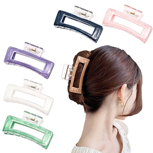 

Oil Drip Hairpin Back Head Plate Hair Clip Simple Personality Shark Clip Hair Accessories
