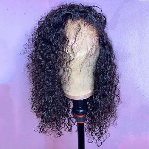 

Remy Human Hair 13x4 Lace Front 4x4 Lace Front Wig Free Part Brazilian Hair Curly Natural Wig 130% 150% 180% Density Natural Hairline For Women wigs for black women Short Human Hair Lace Wig