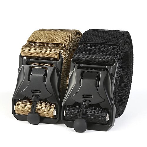 

Men's Military Tactical Belt Heavy Duty with Metal Buckle for Work Hunting Military / Tactical Outdoor / Combat