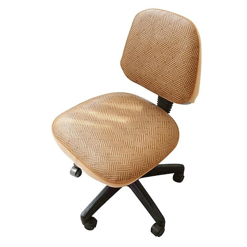 

Computer Office Chair Cover Stretch Rotating Gaming Seat Slipcover Cooling Feel Seat Cover Jacquard Soft Durable Washable