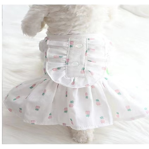 

Dog clothes Summer thin Kitty Princess cute skirt rabbit clothes Teddy court lady pet clothes