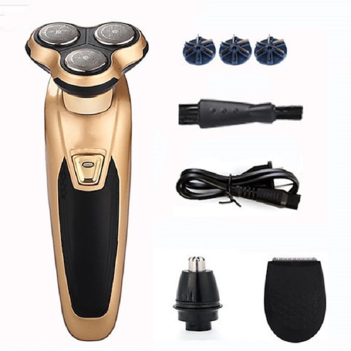 

5D Floating Head Electric Razor Men Shaving Machine Waterproof Rechargeable Whole Body Washing Electric Shaver Multi-Purpose Four-in-one Charger