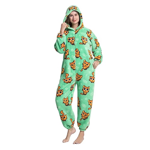 

Adults' Kigurumi Pajamas Nightwear Animal Onesie Pajamas Cosplay For Men and Women Christmas Animal Sleepwear Cartoon Festival / Holiday Costumes