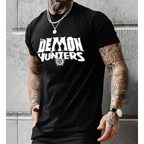 

Soprannaturale Winchester Maglietta Anime Cartone animato Manga Classico Stile di strada Maglietta Per Per uomo Per donna Unisex Per adulto Stampa 3D 100% poliestere
