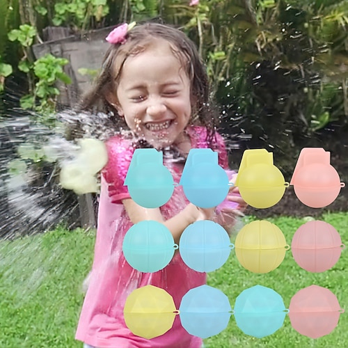 

Funny Water Ball Bomb Toy Reusable Water Absorbent Ball Suction Balloon Splash Balls For Kids Outdoor Garden Playing Water Toys