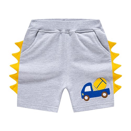 

Kids Boys Shorts Blue Gray Print Spring Summer Active Sport 3-10 Years