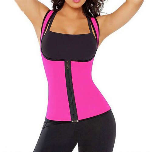 

New Zipper Wicking Corset Women Slim Body Shaper Underwear Belly