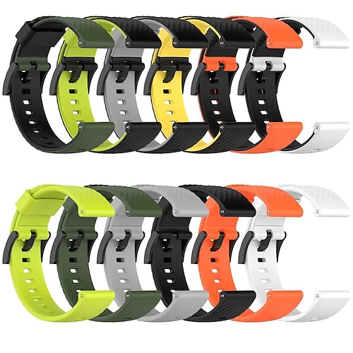 

1 pc Smart Watch Band Silicone Strap For Suunto 7 9 Baro Spartan Sport Wrist HR Replacement Watchband Sport Two-color Watch Strap Wristband Strap