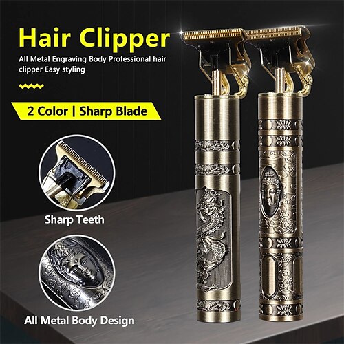 

Hair Clipper Scissor 2pcs Professional Hair Cutting Machine Hair Beard Trimmer For Men Barber Shop Electric Shaver