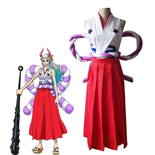 

Inspired by One Piece Yamato Anime Cosplay Costumes Japanese Cosplay Suits Costume For Men's Women's