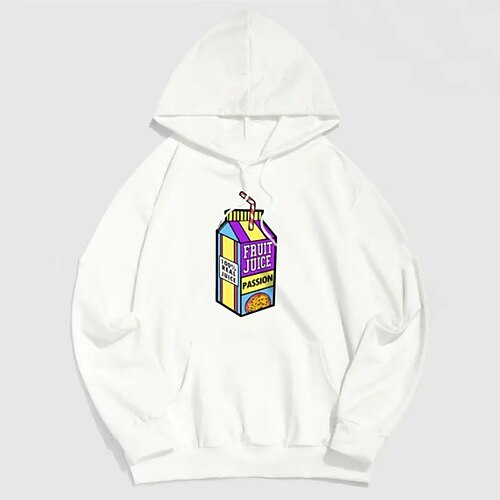

Men's Hoodie Pullover Hoodie Sweatshirt Graphic Patterned Pocket Daily Holiday Going out Hot Stamping Casual Streetwear Hoodies Sweatshirts White Black