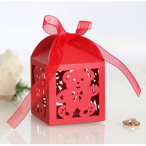 

Wedding Creative Gift Boxes Non-woven Paper Ribbons 100pcs