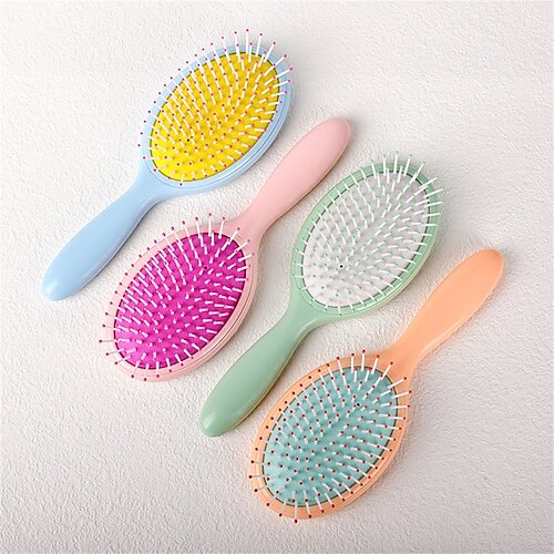 

Hair Brush Detangler Soft BristlesFragrance Air Cushion Comb Plastic Massage Smooth Hair Without Knots Hairdressing Comb Scented Comb