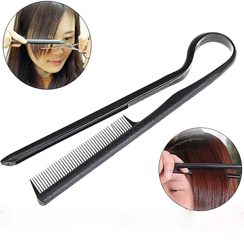 

5PC Useful Hair Straighten Salon Comb Hairdressing Smooth Tool Hold Tongs Hair Styling Tools for Women Hair Brush Straightener