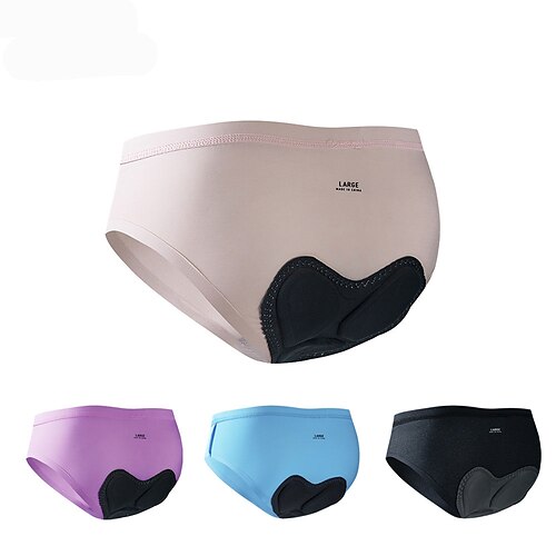 

Women's Cycling Underwear Shorts Bike Shorts Bike Underwear Shorts Mountain Bike MTB Road Bike Cycling Sports 3D Pad Breathable Quick Dry Moisture Wicking Black Purple Polyester Clothing Apparel Bike