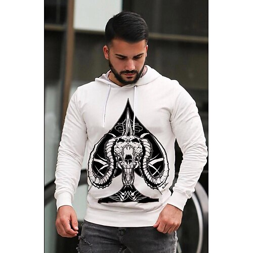 

Inspired by Heart of The Cards Playing Cards Poker Hoodie Anime 100% Polyester Anime 3D Graphic Street Style Hoodie For Men's / Women's / Couple's
