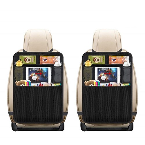 

Car Backseat Organizer with Multi Storage Pockets Foldable Space-saving Oxford Cloth For SUV Truck Van