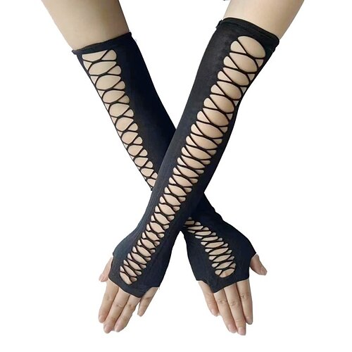 

Women's Gloves Fingerless Gloves Party Evening Gift Daily Nylon Simple Casual Sexy 1 Pair