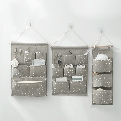 

Storage Bag Hanging Bag Wall Hanging Dormitory Finishing Wall Hanging Debris Door Hanging Cloth Bag Cloth Storage Bag