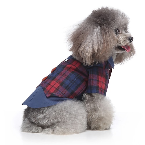 

Dog Cat Suit Stripes Color Block Fashion Gentle Casual Daily Outdoor Winter Dog Clothes Puppy Clothes Dog Outfits Breathable 1 2 3 Costume for Girl and Boy Dog Polyster S M L XL