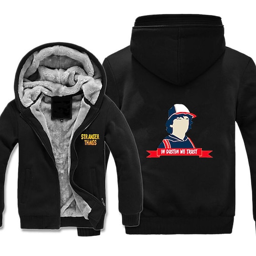 

Inspired by Stranger Things Hellfire Club Eddie Munson Anime Cartoon 100% Polyester Anime Harajuku Graphic Kawaii Outerwear For Men's / Women's / Couple's
