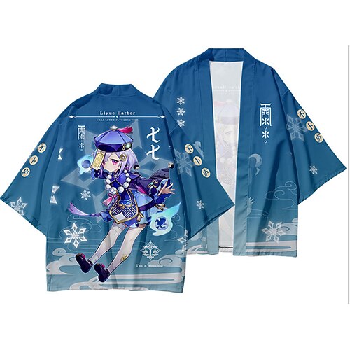 

Inspired by Genshin Impact Hutao Raiden Shogun Anime Cartoon Polyster Anime Classic Street Style Top For Men's / Women's / Couple's