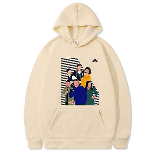 

Inspired by The Umbrella Academy Season 3 TV Series Hoodie TV Movie 100% Polyester Anime Classic Street Style Hoodie For Men's / Women's / Couple's