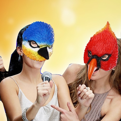 

New Bird Head Mask Carnival Animal Headgear Mask Cos Makeup Stage Performance Propsfor Festival, Carnival, Oktoberfest Beer International Beer Festival