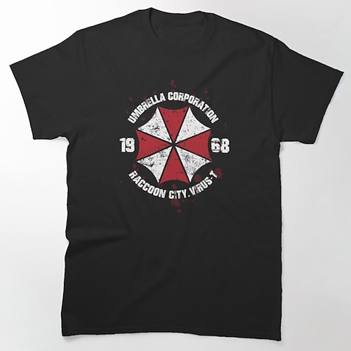 

Inspired by Resident Evil Umbrella Corporation T-shirt Cartoon Manga Anime Harajuku Graphic Kawaii T-shirt For Men's Women's Unisex Adults' Hot Stamping Poly / Cotton