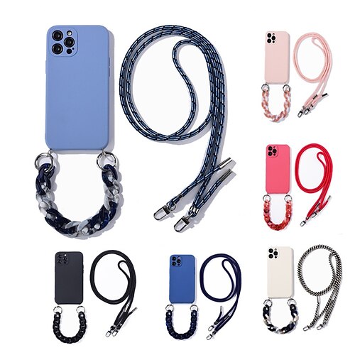 

Phone Case For Apple Classic Series iPhone 13 Pro Max 12 11 SE 2022 X XR XS Max 8 7 Bumper Frame Dustproof Four Corners Drop Resistance Solid Colored TPU