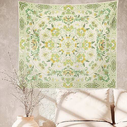 

Ethnic Botanical Floral Print Tapestry 1 Piece