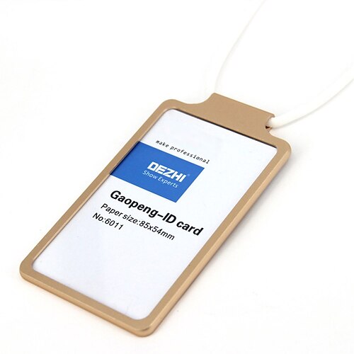 

ID Card Holder Metal Name Card Holder Professional Multi Lanyards for ID Badges for Women Men