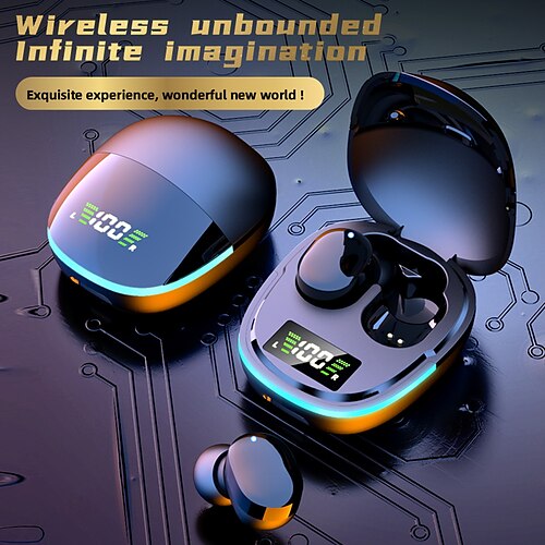 

G9s True Wireless Headphones TWS Earbuds In Ear Bluetooth 5.1 Stereo with Charging Box Smart Touch Control for Apple Samsung Huawei Xiaomi MI Zumba Yoga Fitness Mobile Phone