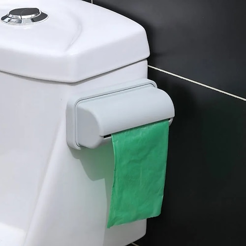 

Trash Bags Storage Box Garbage Bag Dispenser for Kitchen Bathroom Wall Mounted Grocery Bag Holder Kitchen Plastic Bags Container