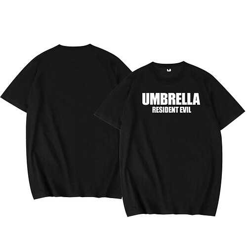 

Inspired by Resident Evil Umbrella Corporation T-shirt Anime 100% Polyester Anime Classic Street Style T-shirt For Men's / Women's / Couple's