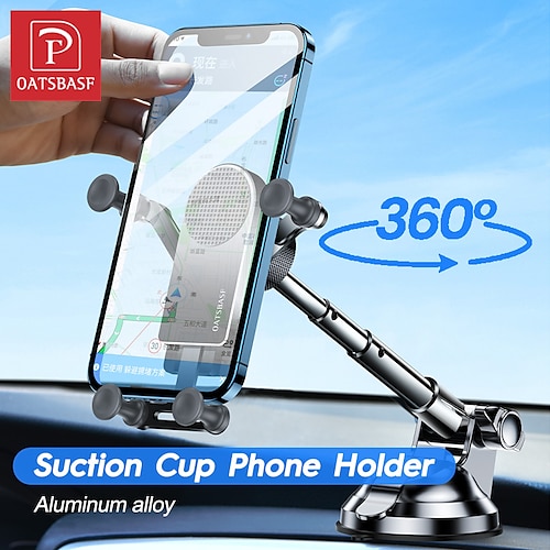 

Car Phone Holder Adjustable Removable Solid Phone Holder for Desk Car Car Truck Compatible with All Mobile Phone Phone Accessory