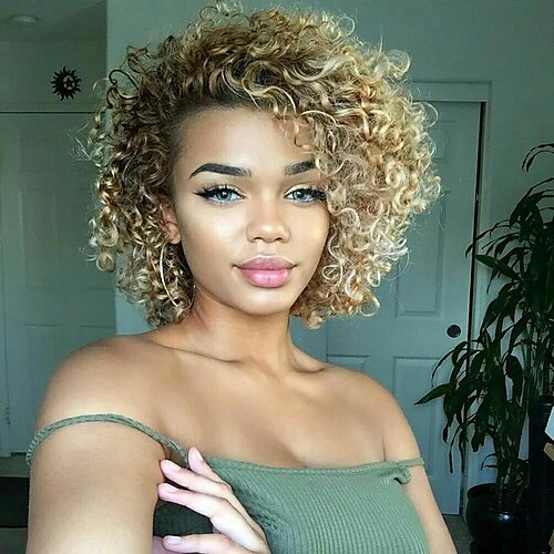 

Short deep wave Free Part Lace Front Wigs 13x1 Brazilian Water Wave Human Hair Wigs Pixie Cut Transparent Lace Wig for Black Women