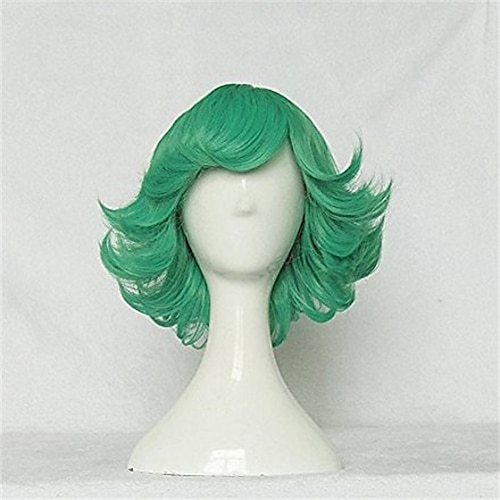 

Tatsumaki Wigs Tatsumaki Green 35cm Curly Cosplay Wig