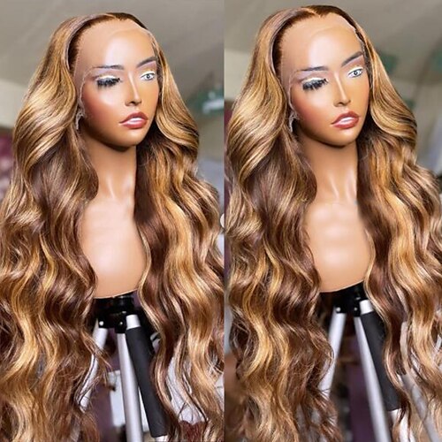 

parrucca anteriore del merletto dei capelli umani 13x4 parte libera dei capelli brasiliani dell'onda del corpo parrucca nera densità del 150% con i capelli del bambino glueless pre-pizzicato per le