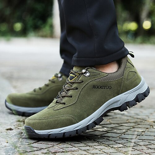 

autumn and winter hiking shoes men's non-slip thick bottom men's travel sports casual shoes outdoor men's shoes large size 49