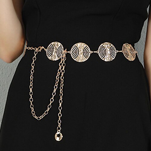 

Women's body chain Contemporary Street Geometry Headwear