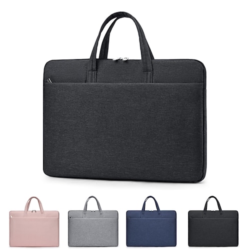 

Laptop Briefcases 15.6"" inch Compatible with Macbook Air Pro, HP, Dell, Lenovo, Asus, Acer, Chromebook Notebook Expandable Bag Waterpoof With Pocket With Handle Nylon Fiber Solid Color for Travel
