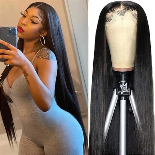 

Undetectable 5x5 HD Glueless Lace Closure Wigs Virgin Straight Wig for Women