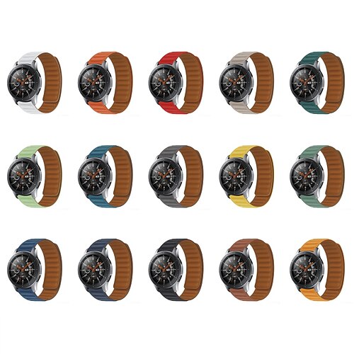 

1 pcs Smart Watch Band for Samsung Galaxy Gear S2 Classic Watch 42mm Watch 3 41mm Watch Active 2 40mm / 44mm, Watch Active 40mm Watch 3 45mm, Watch 46mm 20mm 22mm Silicone Smartwatch Strap Waterproof