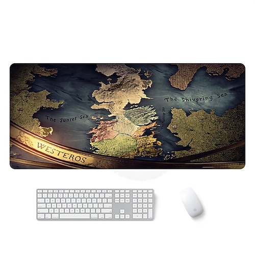 

Large Size Desk Mat 15.7535.430.12 inch Non-Slip Waterproof Rubber Cloth Mousepad for Computers Laptop PC Office Home Gaming