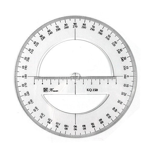 

Protractor Pack of 5 Protractor 360 Degree Protractor Set Protractor Ruler Drafting Tools Circle Protractor Protractors Classroom Set Large Protractor Back to School Supplies