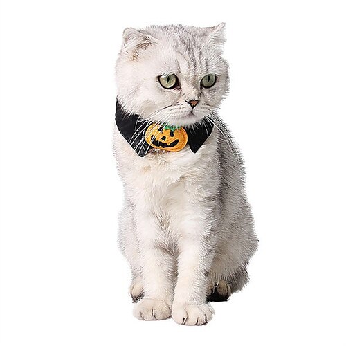 

chat halloween collier pour chien collier de chien forme de citrouille collier fantôme collier