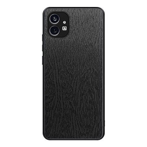 

Phone Case For Nothing Phone 1 Classic Series Nothing Phone 1 Bumper Frame Dustproof Shockproof Wood Grain TPU PC