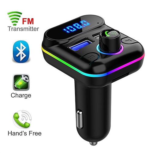 

M33 Kit per auto Bluetooth Vivavoce per auto Bluetooth Auto MP3 modulatore FM Trasmettitori FM Radio FM Auto